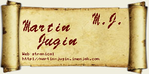 Martin Jugin vizit kartica